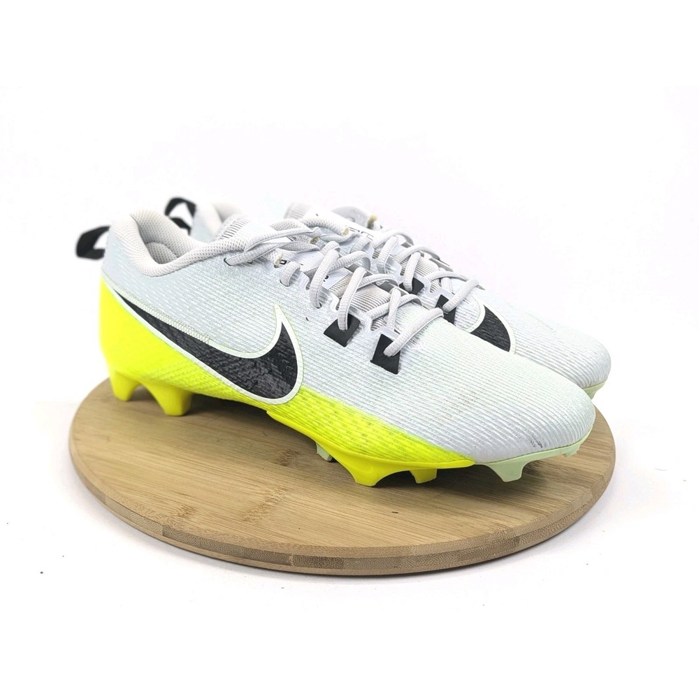 Nike Vapor Edge Speed 360 Men 13 White‎ Green Football Cleats Shoes Athletic
